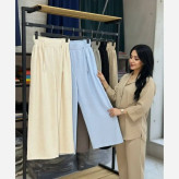 شلوار زنانه فول نگین شانتون صبورا مشکی فری سایز