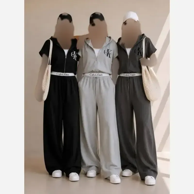 وست شلوار کلوین کلین ملانژ کلاسیک مشکی طوسی روشن طوسی تیره سایز 38 تا 46