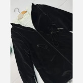کاپشن لیوسا سیلیکونی داخل ببعی باکیفیت مشکی سایز فری 38 تا 46