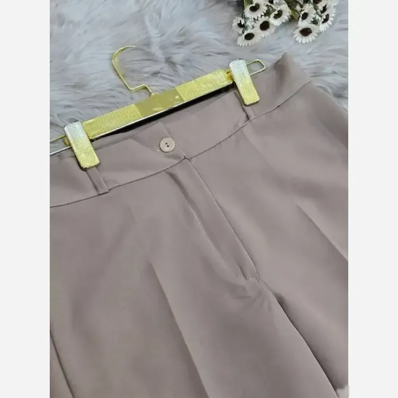 شلوار دمپا گشاد زنانه جنس مازراتی 330 گرم قد 105 سایز 40 تا 50