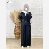 ست کت شلوار زنانه بارلین جنس پرشین دیپلمات سایز فری 36 تا 46