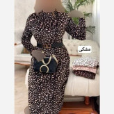 پیراهن مخمل سیسیل فری سایز 38 تا 48 فول کش مخمل وارداتی درجه یک