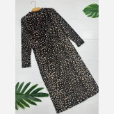 پیراهن مخمل سیسیل فری سایز 38 تا 48 فول کش مخمل وارداتی درجه یک