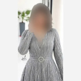 پیراهن مجلسی زنانه مدل پریزاد جنس شاین برجسته قد 150 استردار سایز بزرگ