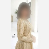 پیراهن مجلسی زنانه مدل پریزاد جنس شاین برجسته قد 150 استردار سایز بزرگ