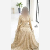 پیراهن مجلسی زنانه مدل پریزاد جنس شاین برجسته قد 150 استردار سایز بزرگ