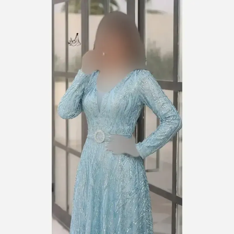 پیراهن مجلسی زنانه مدل پریزاد جنس شاین برجسته قد 150 استردار سایز بزرگ