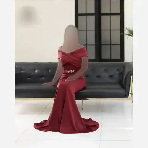 پیراهن ماکسی مجلسی مدل پینار جنس قواصی و ساتن سنگدوزی شده سایز 38 تا 50