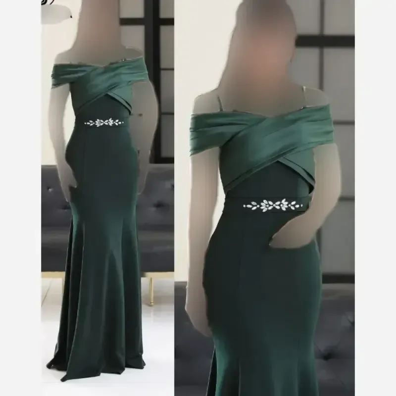 پیراهن ماکسی مجلسی مدل پینار جنس قواصی و ساتن سنگدوزی شده سایز 38 تا 50