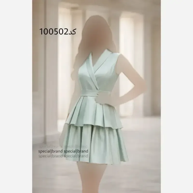 لباس مجلسی عروسکی کتی سیتا جنس تافته با آستر و کمربند