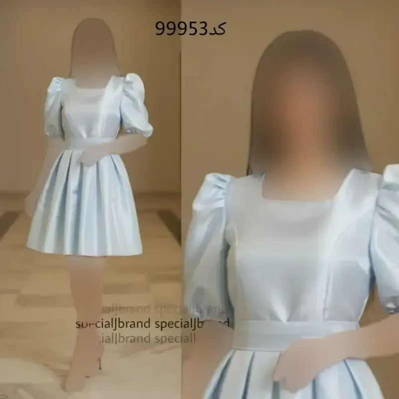 لباس مجلسی عروسکی سیتا جنس تافته آستر دار با کمربند