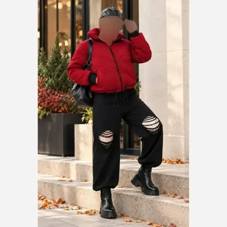 کاپشن سیلیکونی زنانه وارداتی درجه یک پشم شیشه دار سایز 36 تا 46