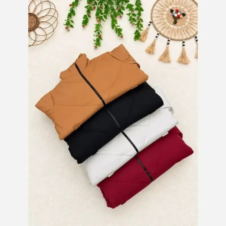 کاپشن سیلیکونی زنانه وارداتی درجه یک پشم شیشه دار سایز 36 تا 46