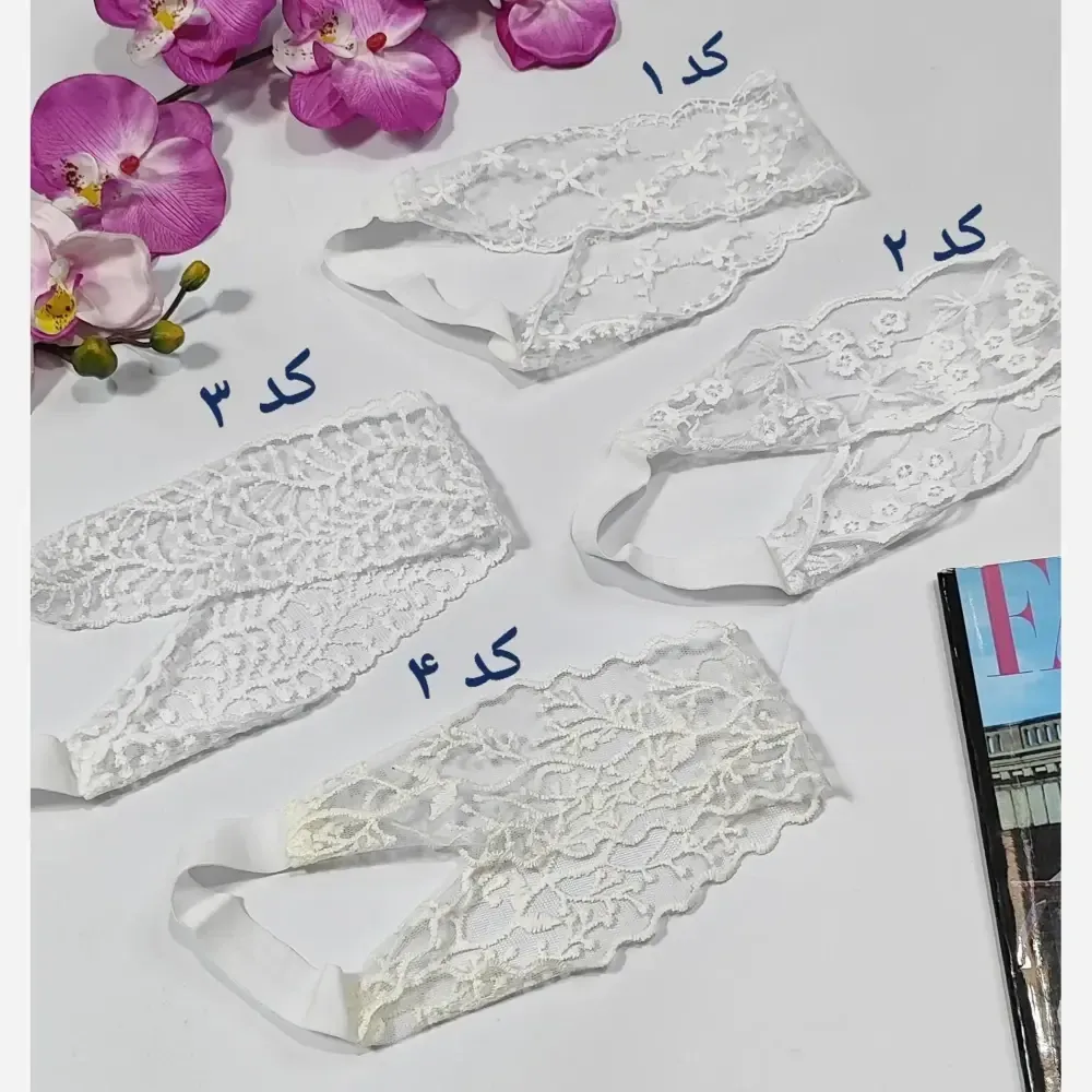 هدبند گیپوری زنانه و دخترانه تل گیپور ترند گلدوزی شده