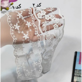 هدبند گیپوری زنانه و دخترانه تل گیپور ترند گلدوزی شده