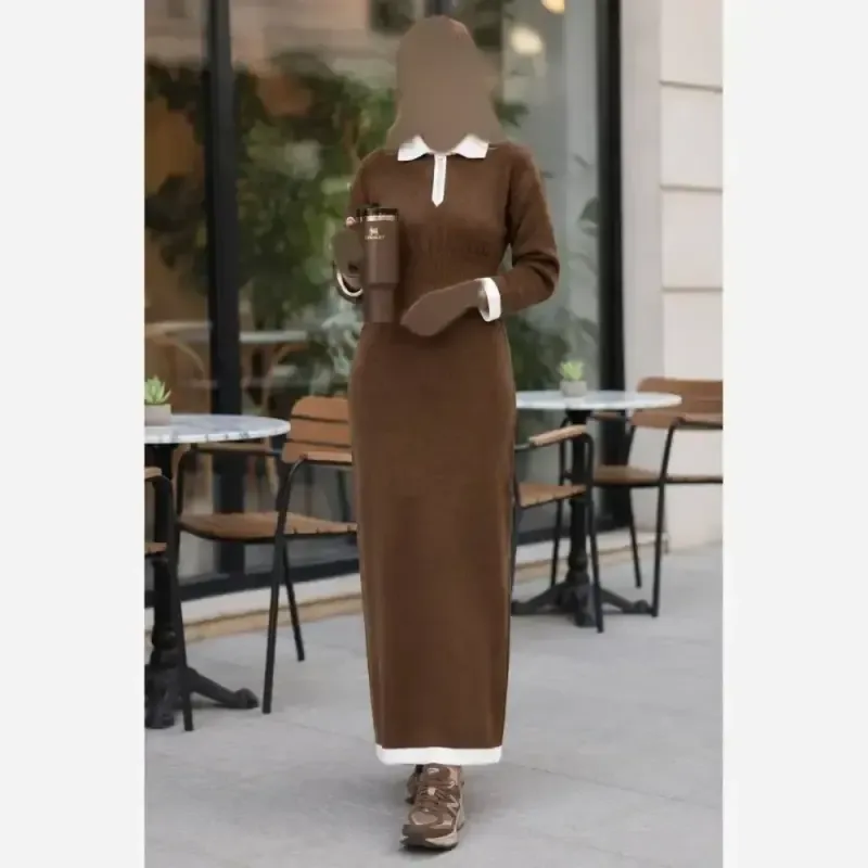 پلوشرت بلند بافت اکریلیک زنانه نیم زیپ رنگ بندی متنوع سایز 38 تا 50