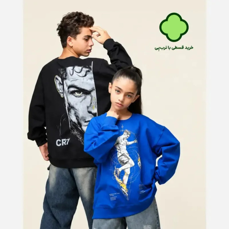بلوز پاییزه بچگانه دورس لش طرح کریس رونالدو CR7
