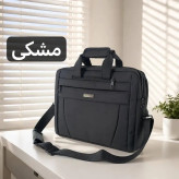 کیف اداری 3 کاره برزنت با جای لپتاپ بند دوشی و دستی ابعاد 45×35×10 سانتی متر