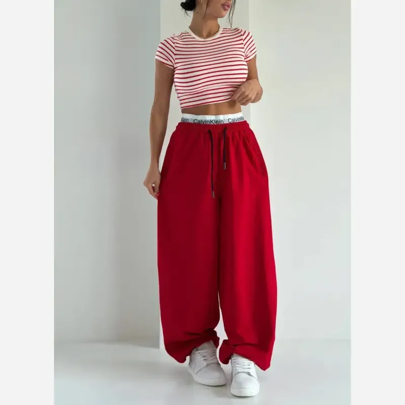 شلوار جاگر calvin پارچه گلگسی پنبه سایز فری