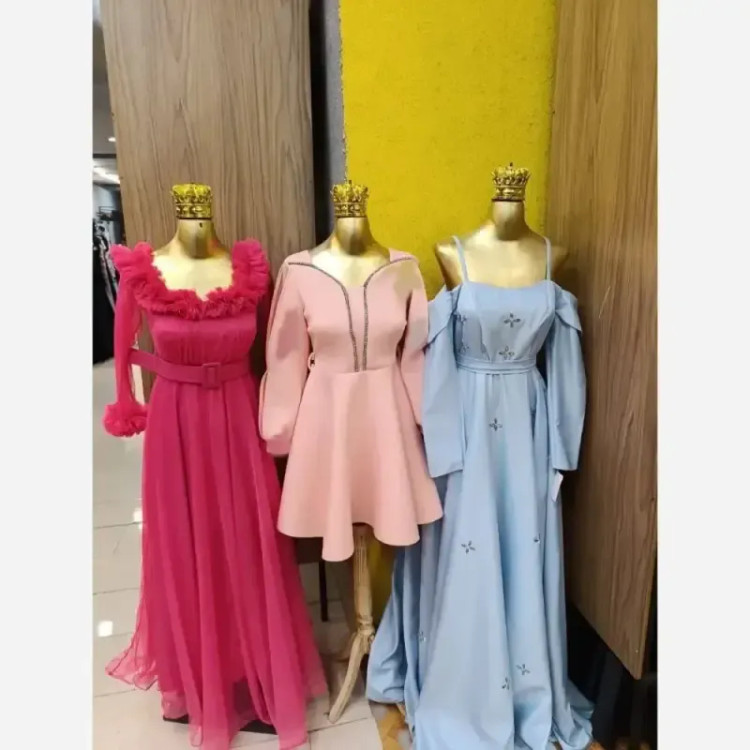 ماکسی مجلسی آتریسا ساتن آمریکایی سنگ دوزی شده سایز 38 تا 48