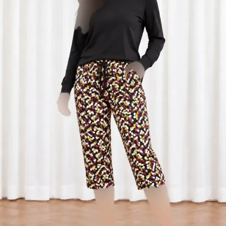 شلوارک زنانه طرحدار بنگلادشی پنبهای سایزبندی L XL XXL
