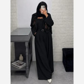 ست یقه دلبری سایز بزرگ مازراتی گرم بالا زنانه فری سایز 40 تا 48