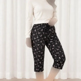 شلوارک زنانه طرحدار بنگلادشی پنبهای سایز L XL XXL تنخور شیک و راحت چهارفصل بدون آبرفت و رنگ رفت