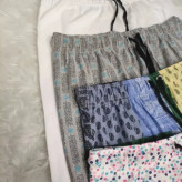 شلوارک زنانه طرحدار بنگلادشی پنبهای سایز L XL XXL تنخور شیک و راحت چهارفصل بدون آبرفت و رنگ رفت