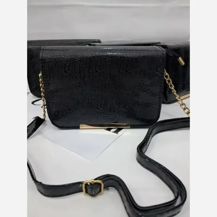کیف دوشی آرمیتا چرم ورنی درجه یک سایز 15 در 20