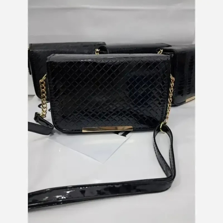 کیف دوشی آرمیتا چرم ورنی درجه یک سایز 15 در 20