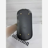 کیف چرمی مشکی زنانه بند دوشی سایز 23 در 23 مدل goldis