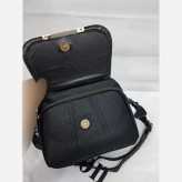 کیف دوشی ماهگل چرم مشکی سایز 15 در 20