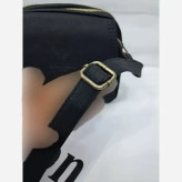 کیف دوشی ماهگل چرم مشکی سایز 15 در 20