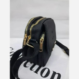 کیف دوشی ماهگل چرم مشکی سایز 15 در 20