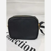 کیف دوشی ماهگل چرم مشکی سایز 15 در 20