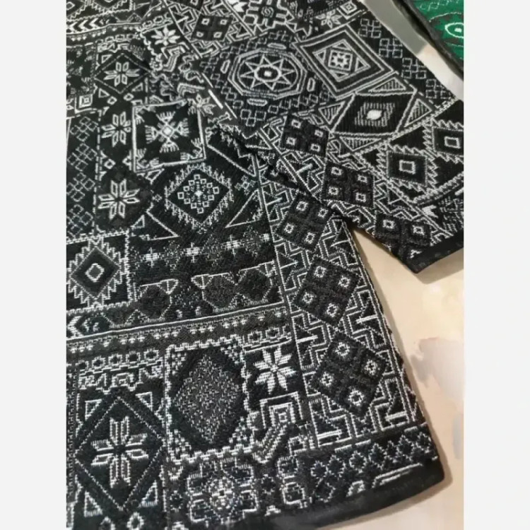 کت گلیمی تافته مشکی فری سایز زنانه