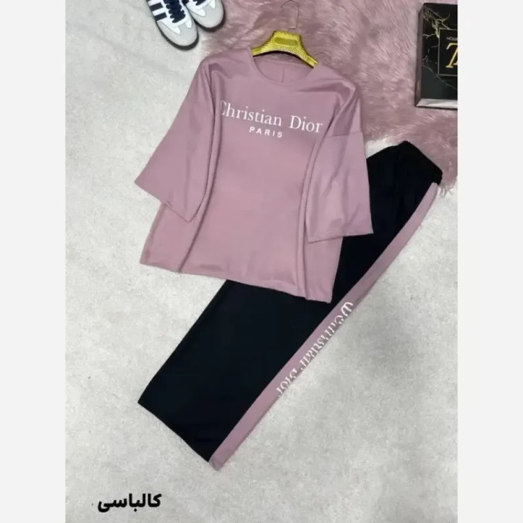 ست زنانه دیور پنبه گلکسی درجه یک فری سایز