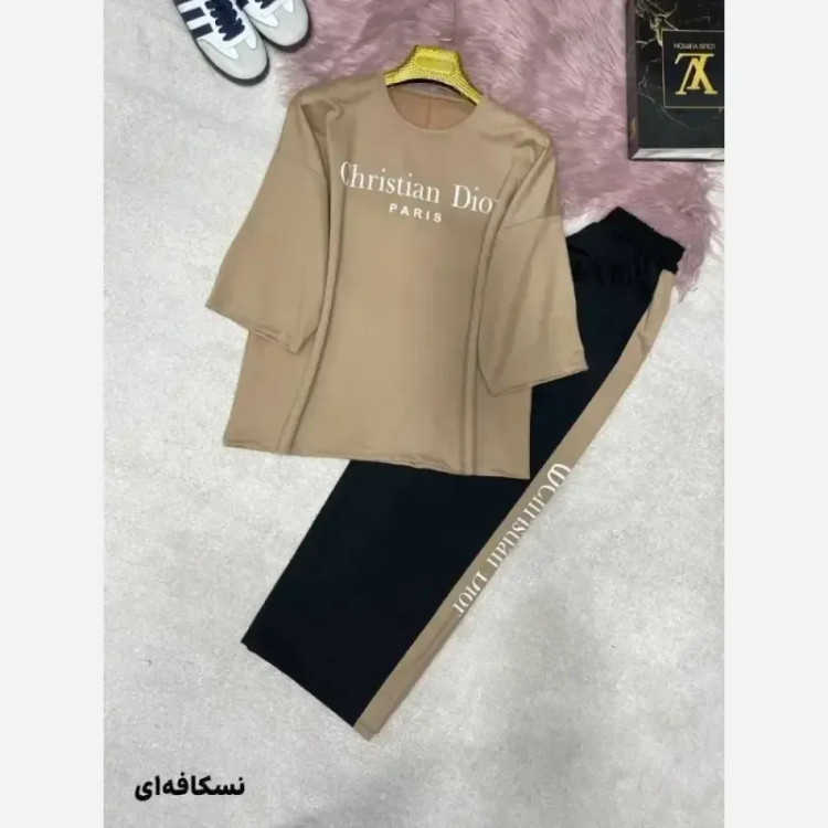 ست زنانه دیور پنبه گلکسی درجه یک فری سایز