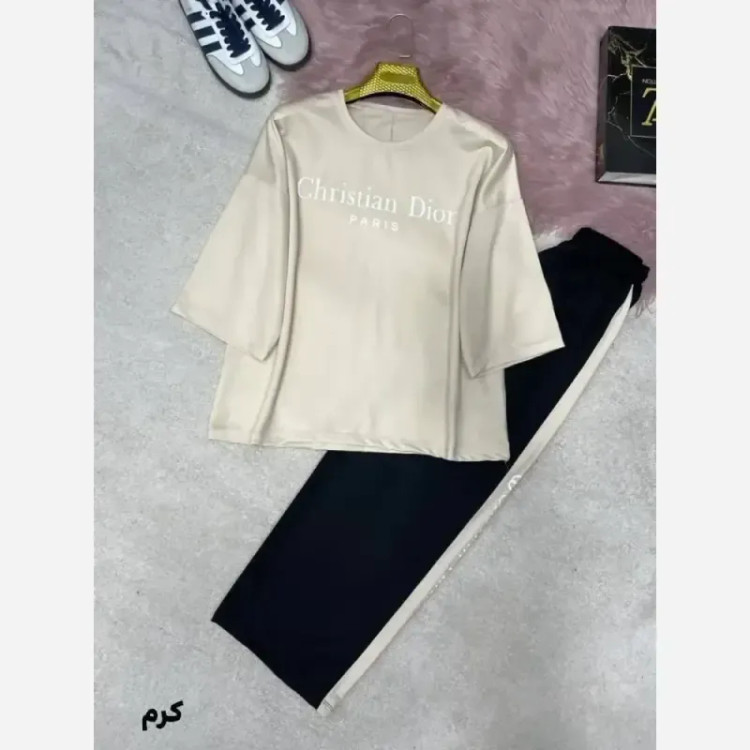 ست زنانه دیور پنبه گلکسی درجه یک فری سایز