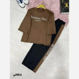 ست زنانه دیور پنبه گلکسی درجه یک فری سایز