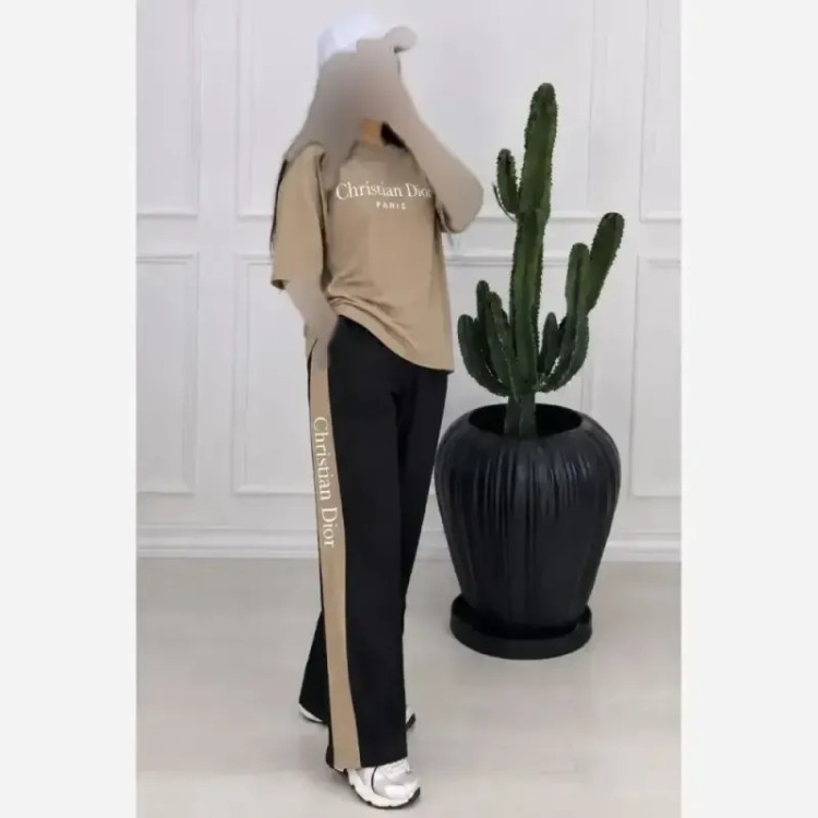 ست زنانه دیور پنبه گلکسی درجه یک فری سایز