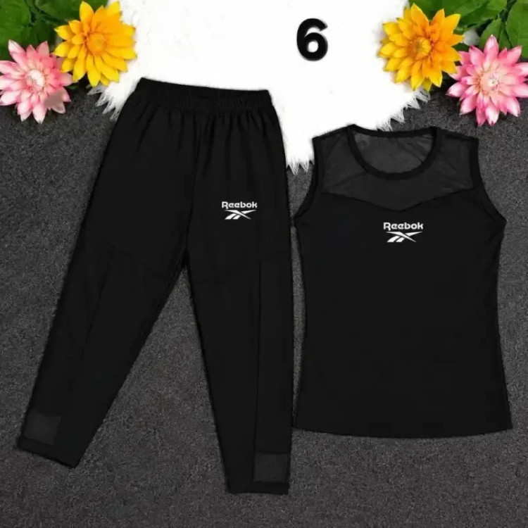 ست تاپ و شلوارک ورزشی و خانگی زنانه جنس فلامنت و تورکش سایز 38 تا 46